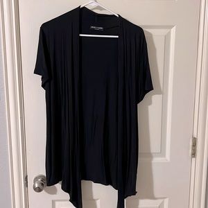 US AII.F.Y Fashion XL Black Short Sleeve Cardigan